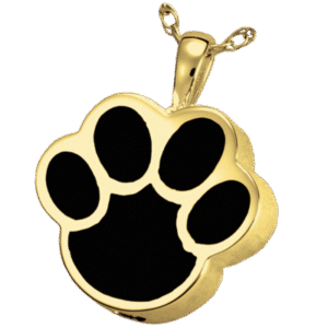 Black Inlay Paw Print